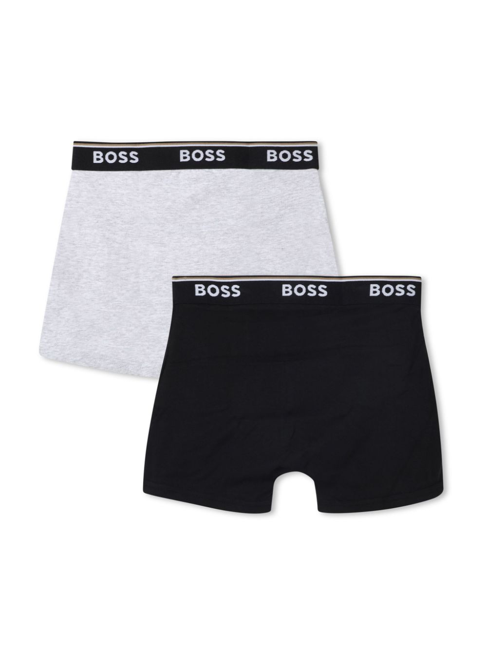 BOSS Kidswear logo-waistband boxers set - Black