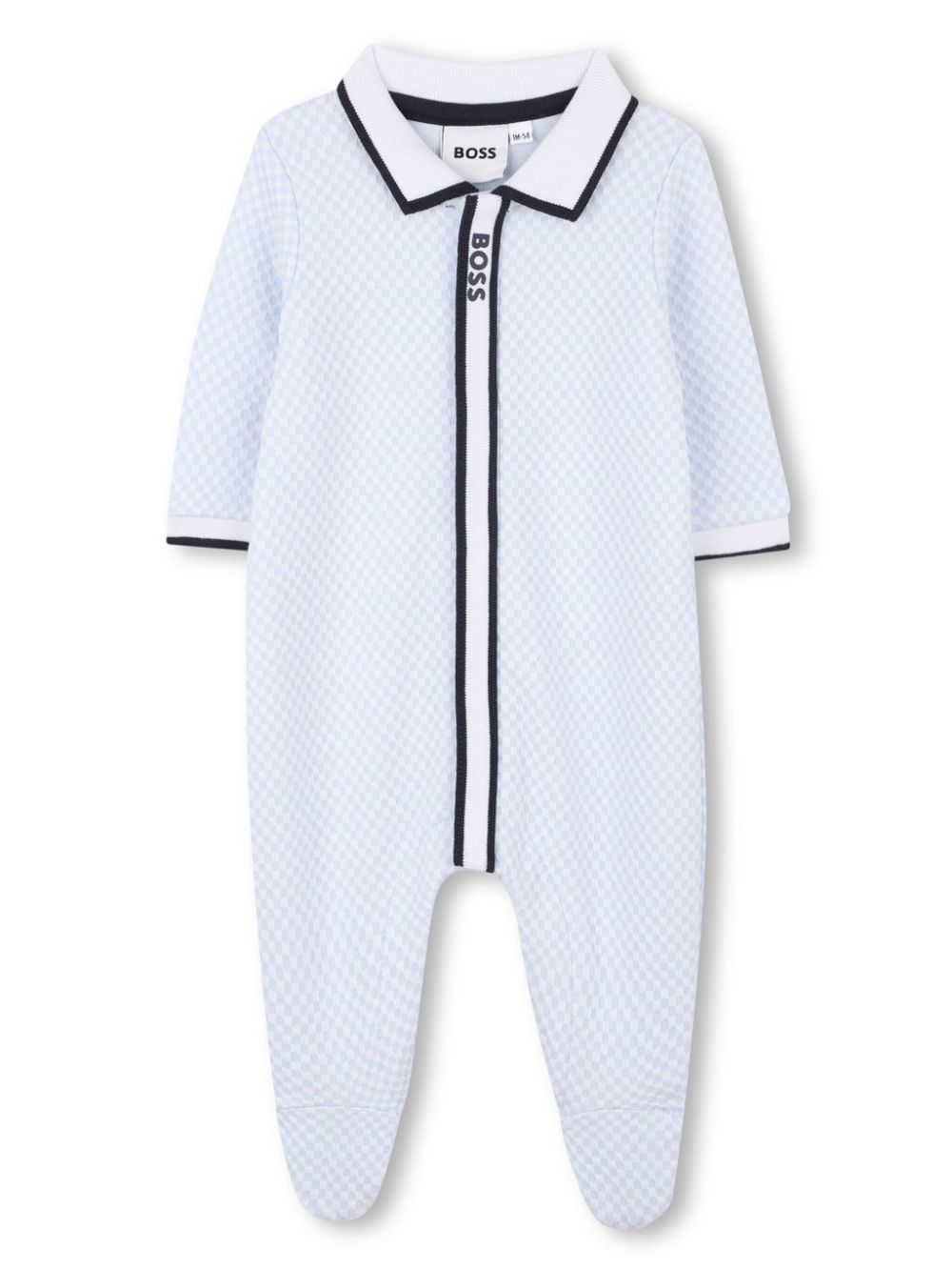 BOSS Kidswear checked pajamas - Blue