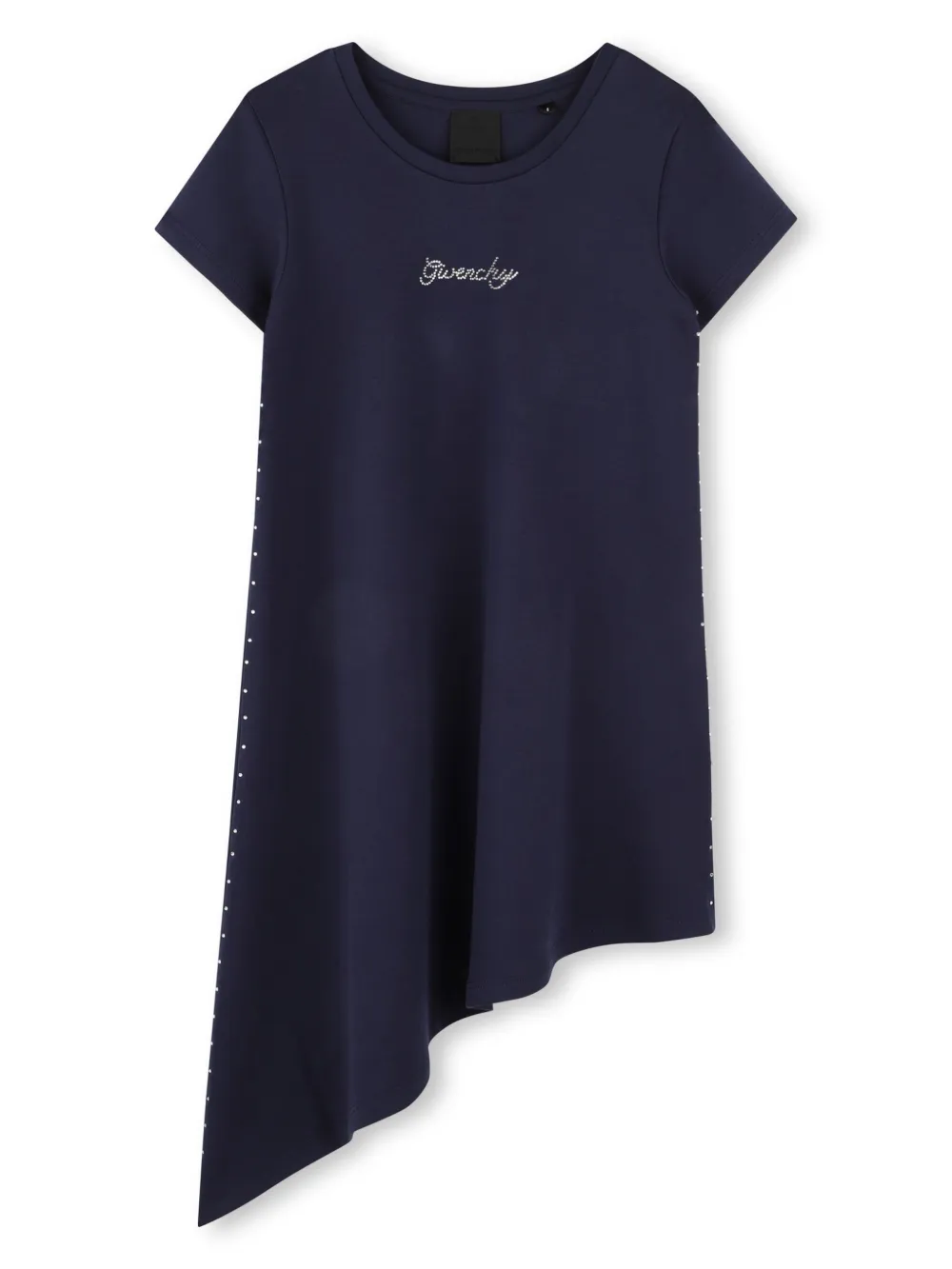 Givenchy Kids Jurk verfraaid met stras Blauw