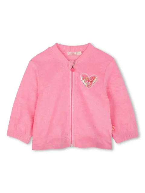 Billieblush sudadera con detalle de corazón