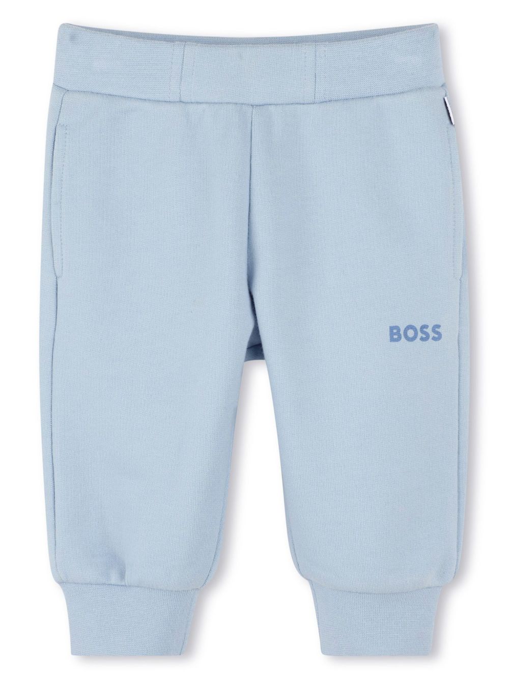 BOSS Kidswear logo-print track pants - Blue