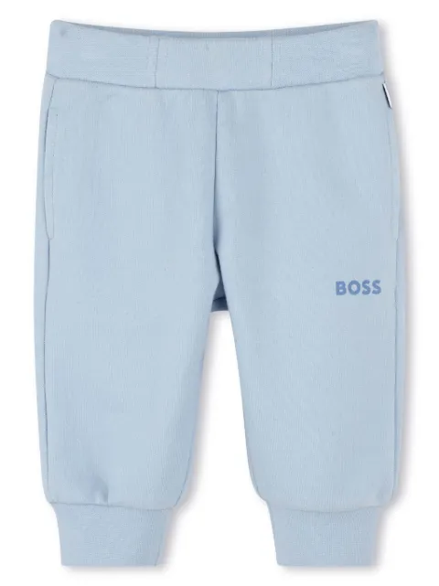 BOSS Kidswear logo-print track pants