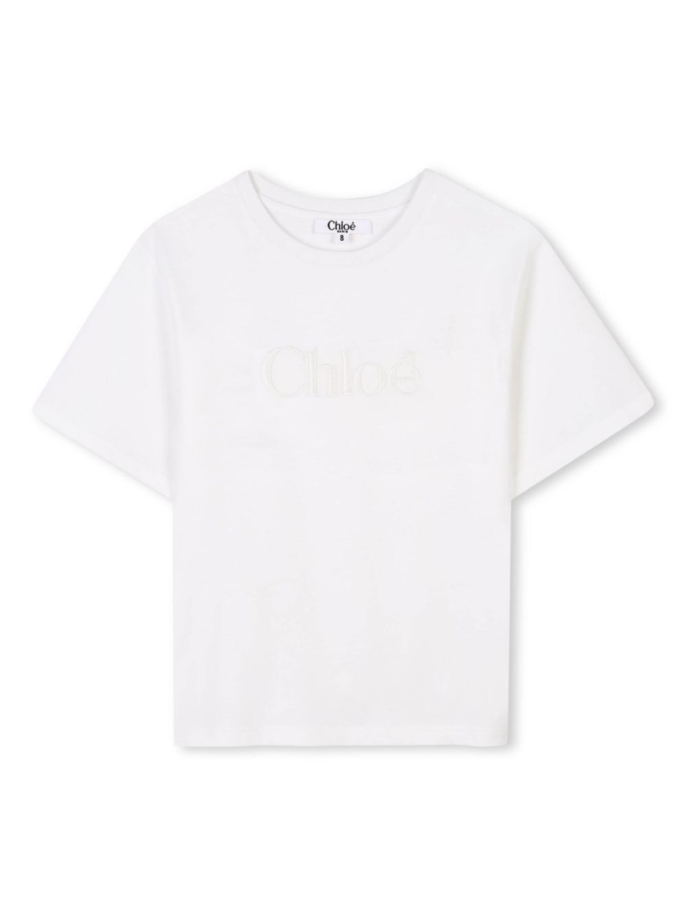 Chloé Kids organic cotton T-shirt - White