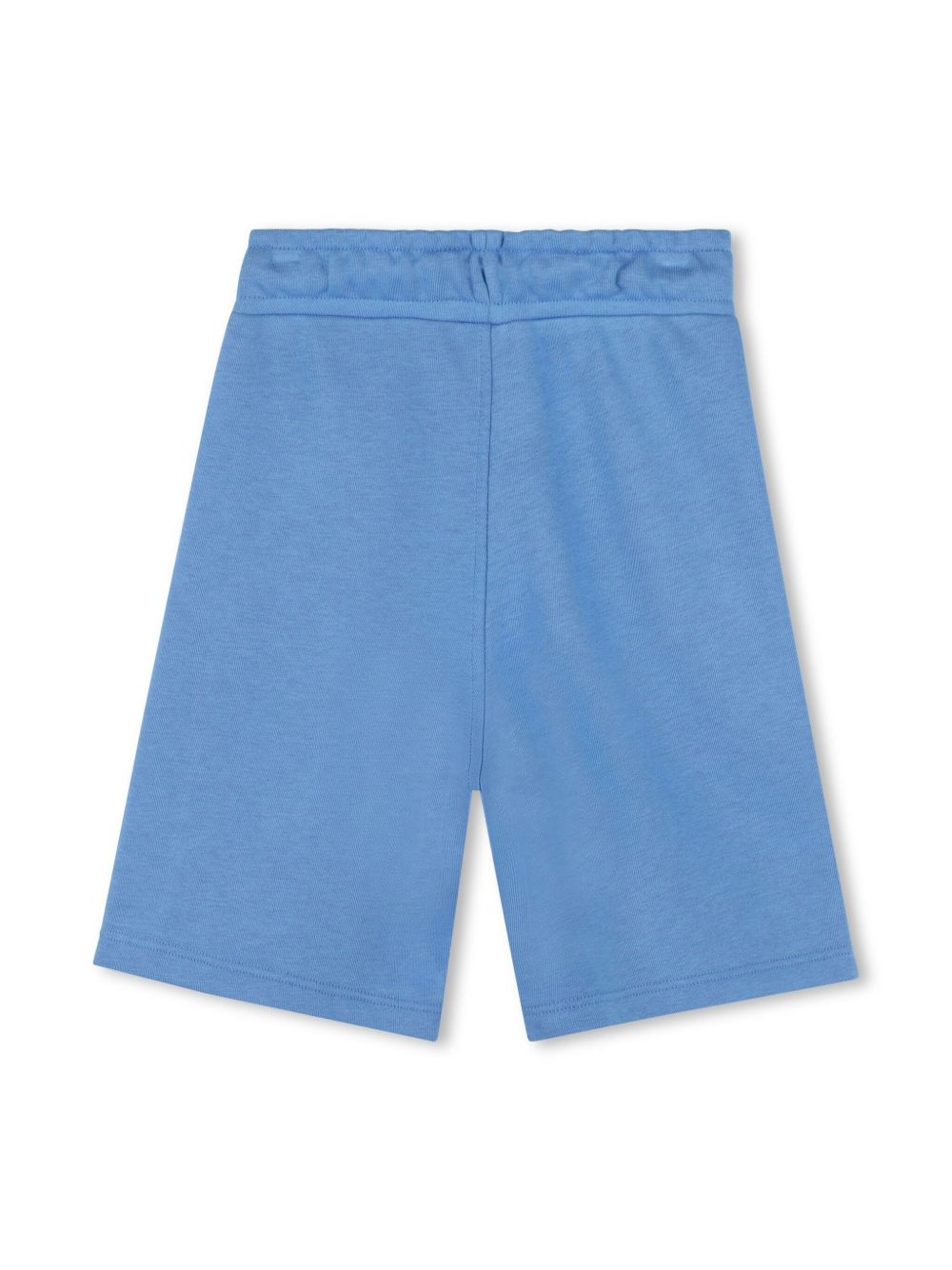 BOSS Kidswear Trainingsshorts met logoprint - Blauw