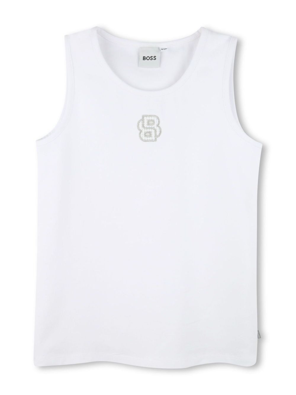 BOSS Kidswear logo-embroidered tank top - White