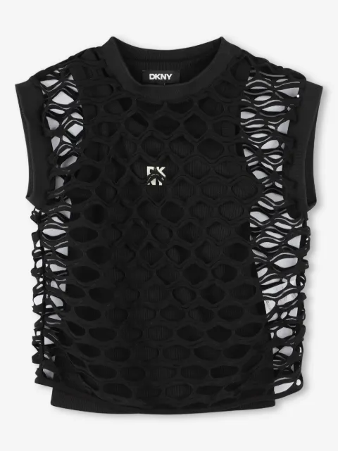 Dkny Kids top con logo estampado