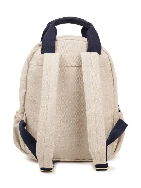 Chloé Kids Logo Backpack | Neutrals | FARFETCH ZA