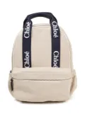 Chloé Kids logo backpack - Neutrals