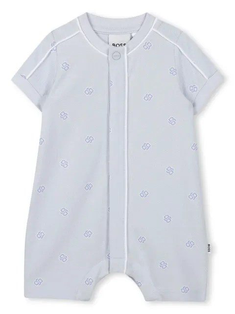 BOSS Kidswear Tutina con stampa monogramma