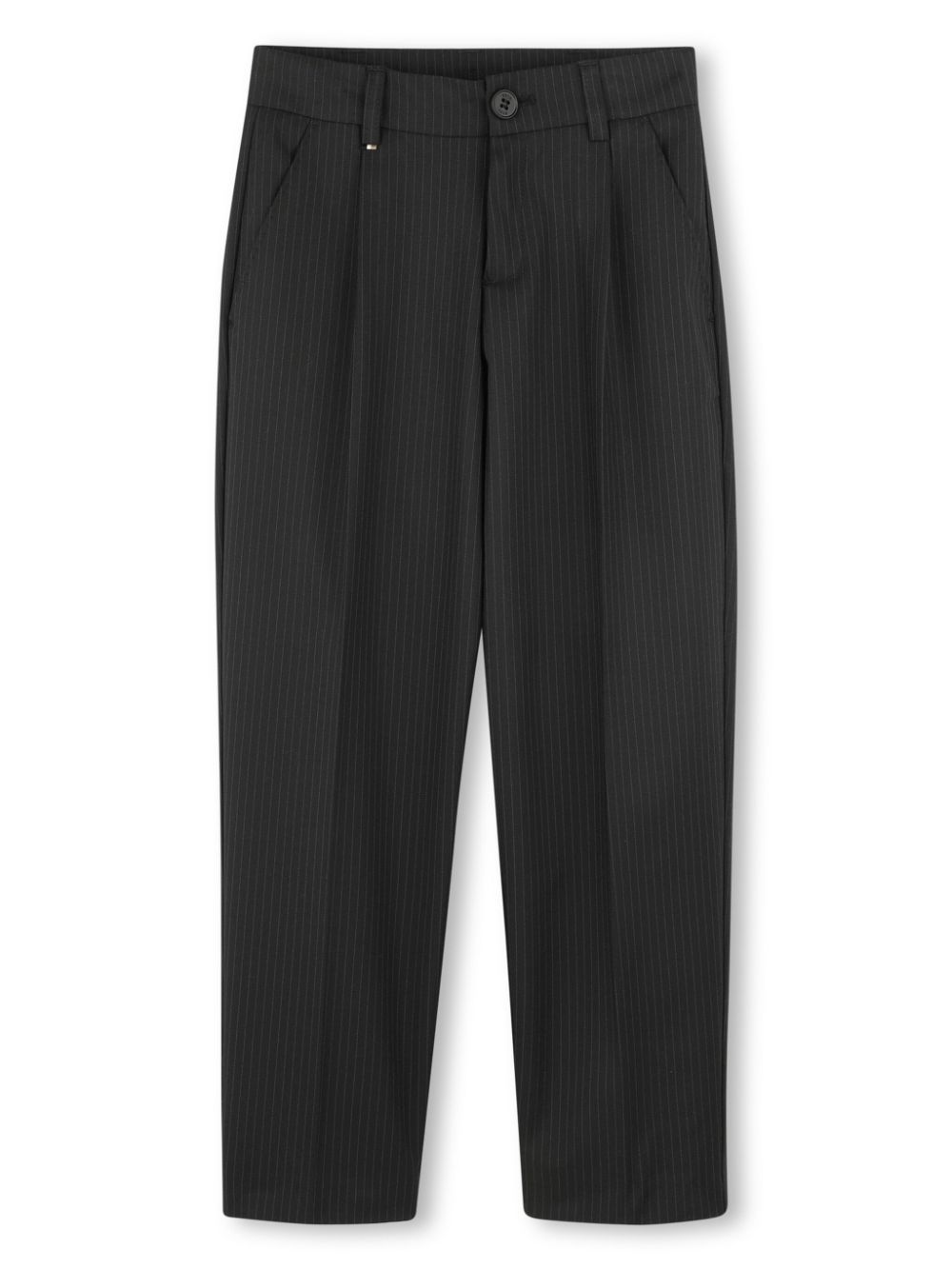 BOSS Kidswear pinstriped tailored trousers - Black