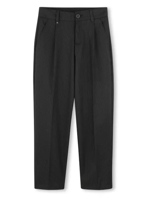 BOSS Kidswear pinstriped tailored trousers
