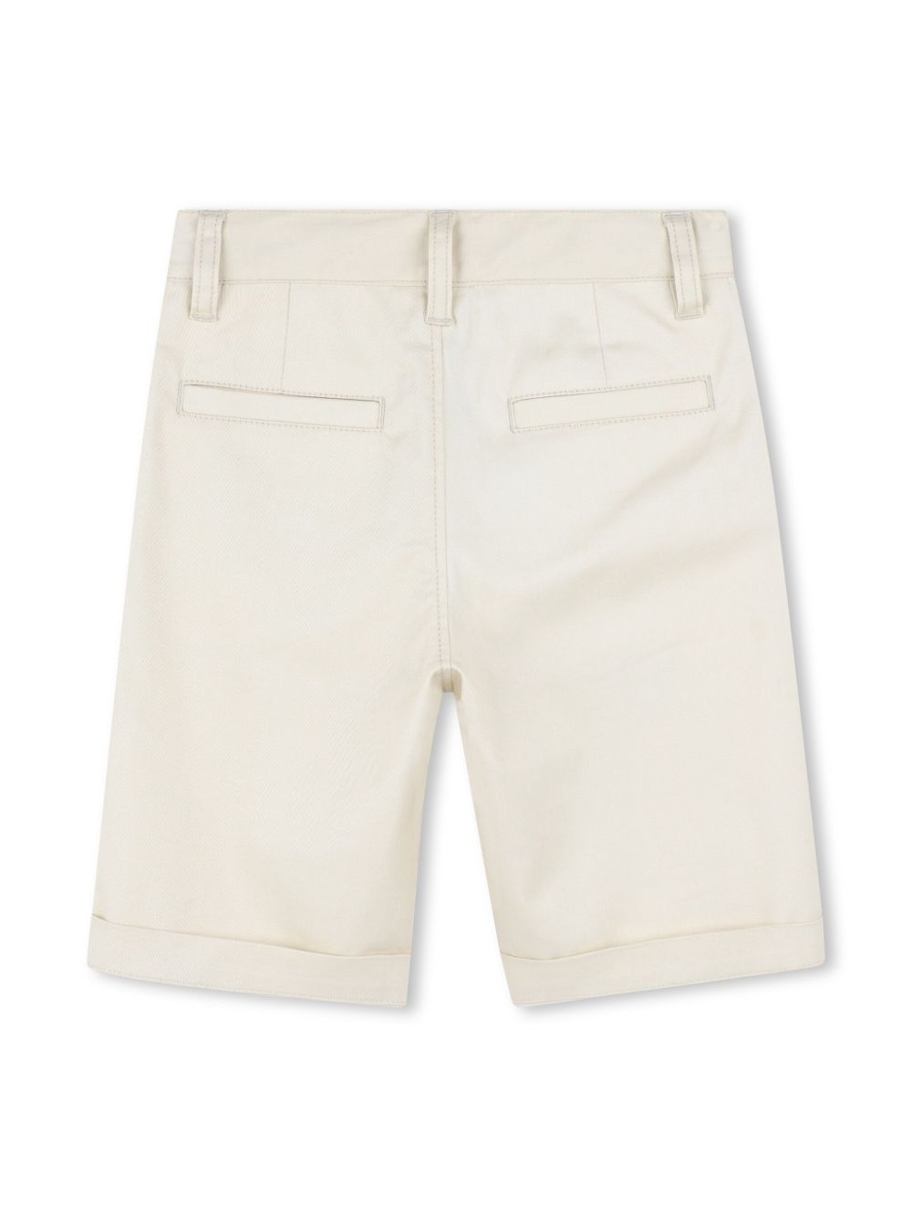 BOSS Kidswear Shorts met applicatie Beige