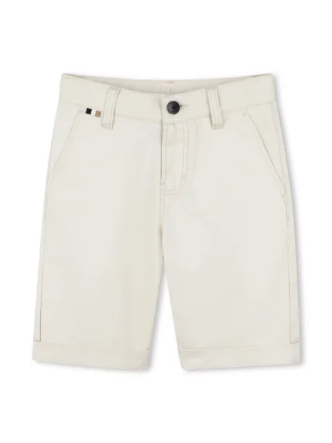 BOSS Kidswear appliqué shorts