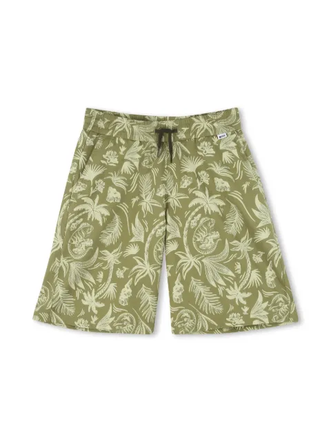 BOSS Kidswear floral-print shorts
