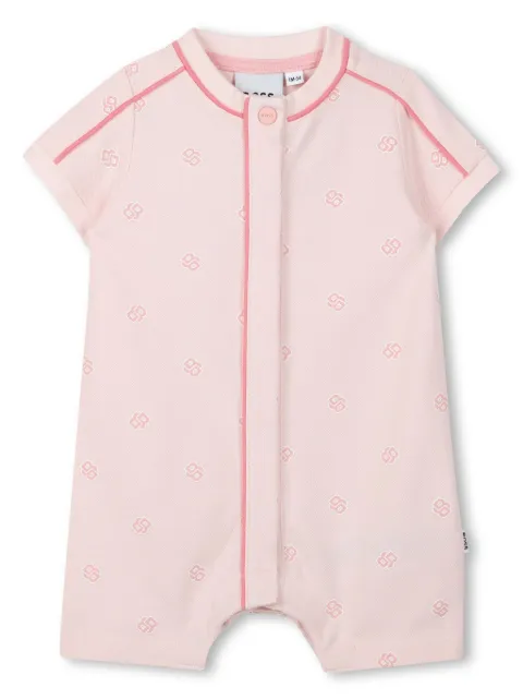 BOSS Kidswear Macacão de bebê com logo