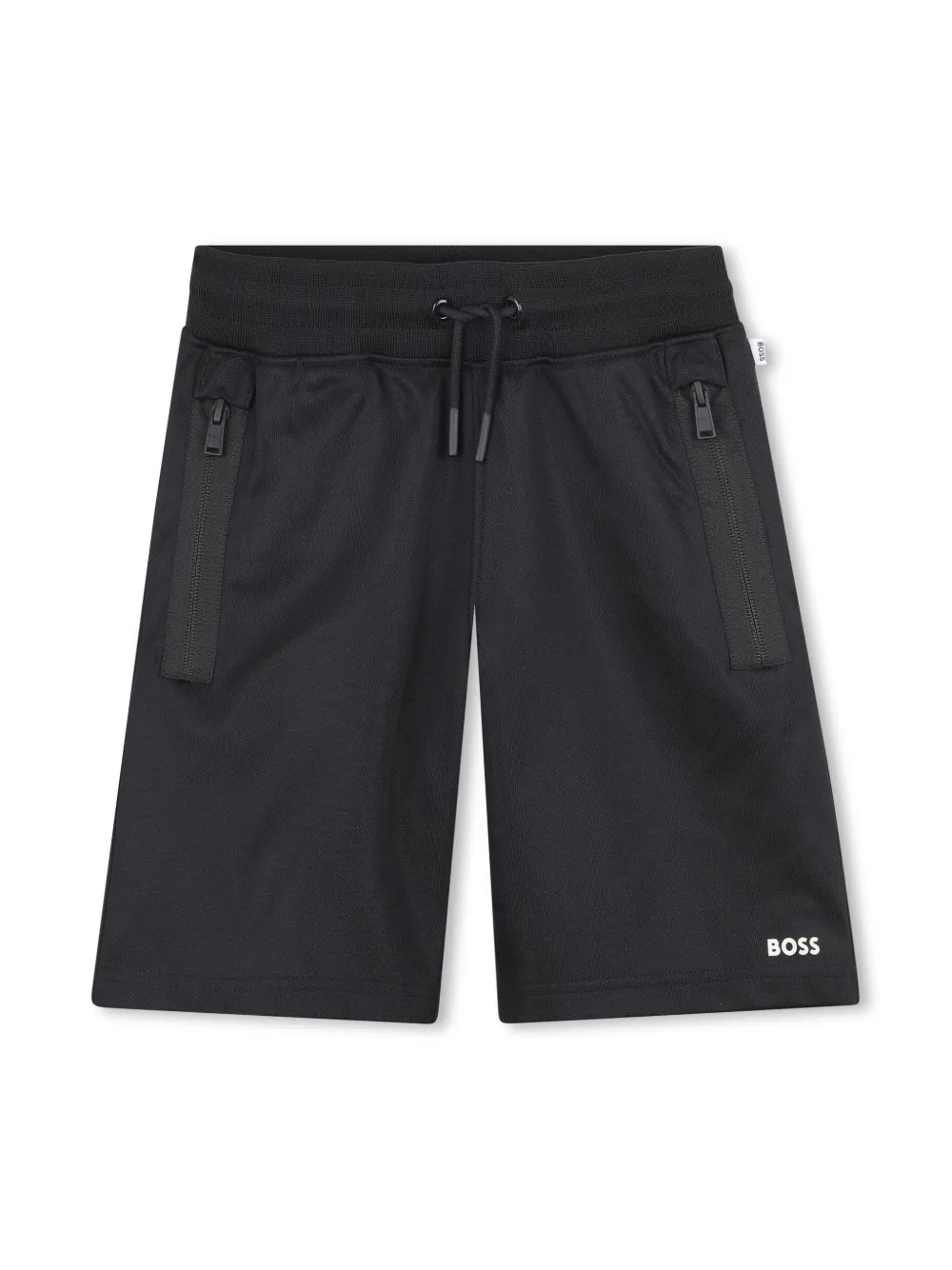BOSS Kidswear T-shirt en shorts met logoprint Zwart