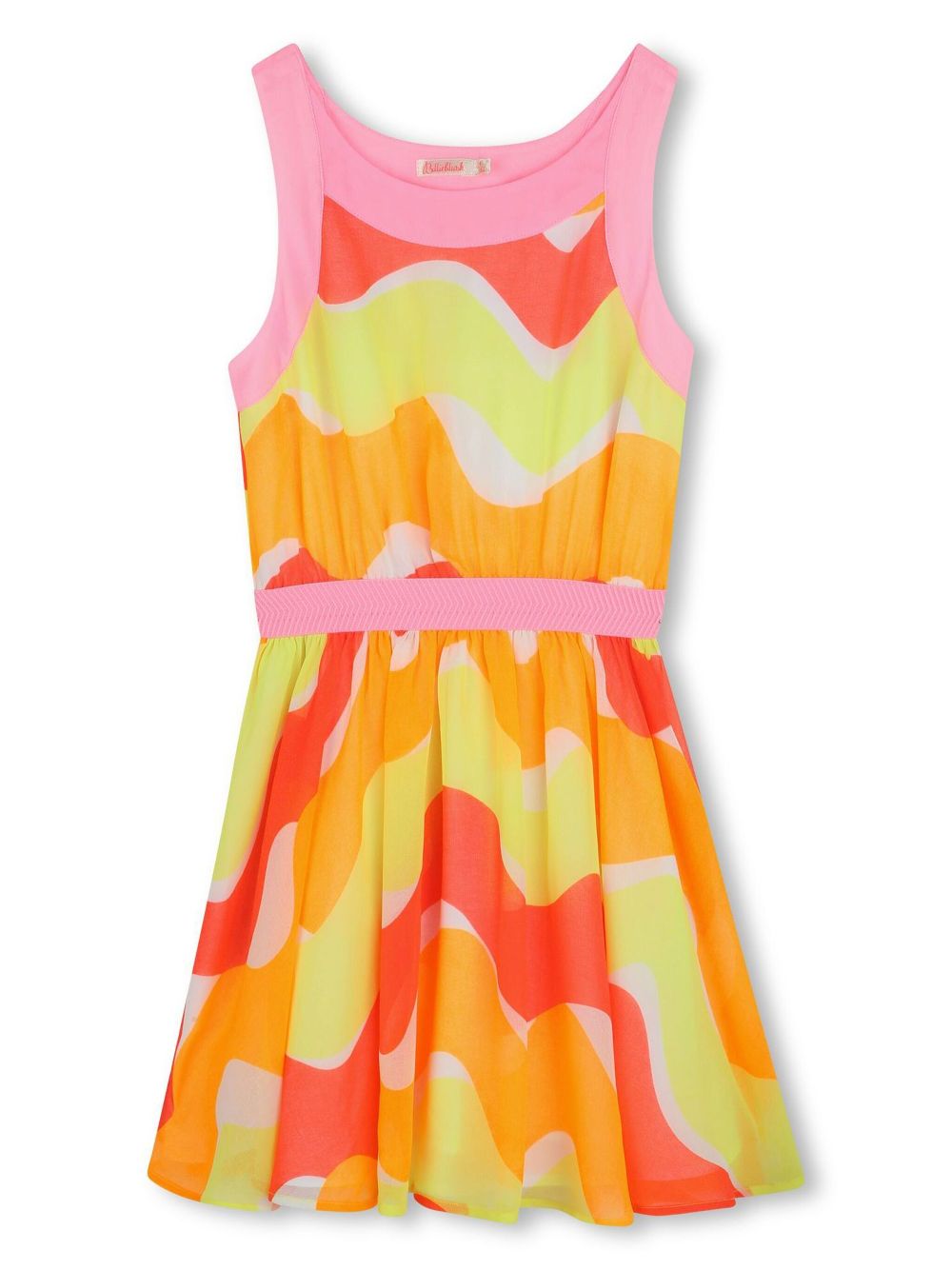 Billieblush swirl-print dress - Yellow