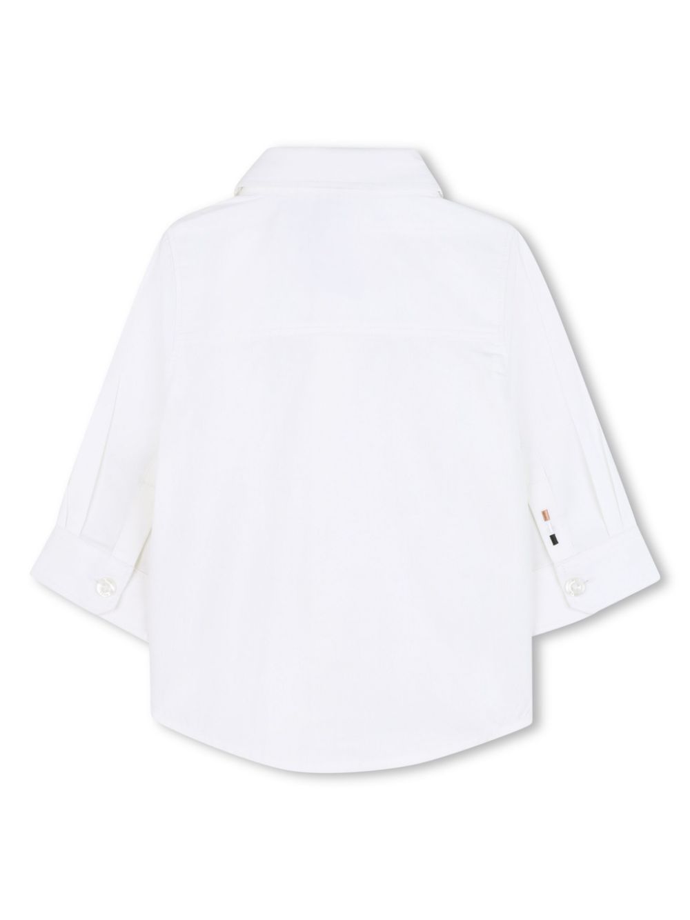 BOSS Kidswear Katoenen shirt - Wit