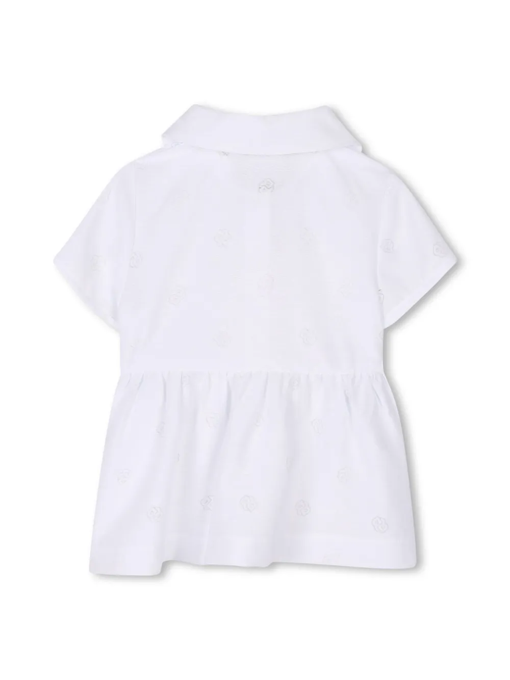 Shop Bosswear Button-fastening Dress In White