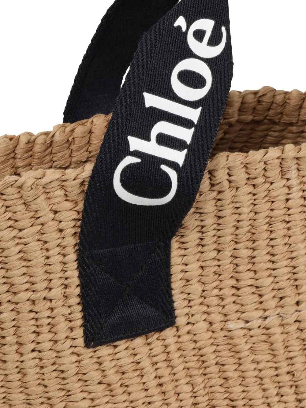 Chloé Kids Tas met logo Beige