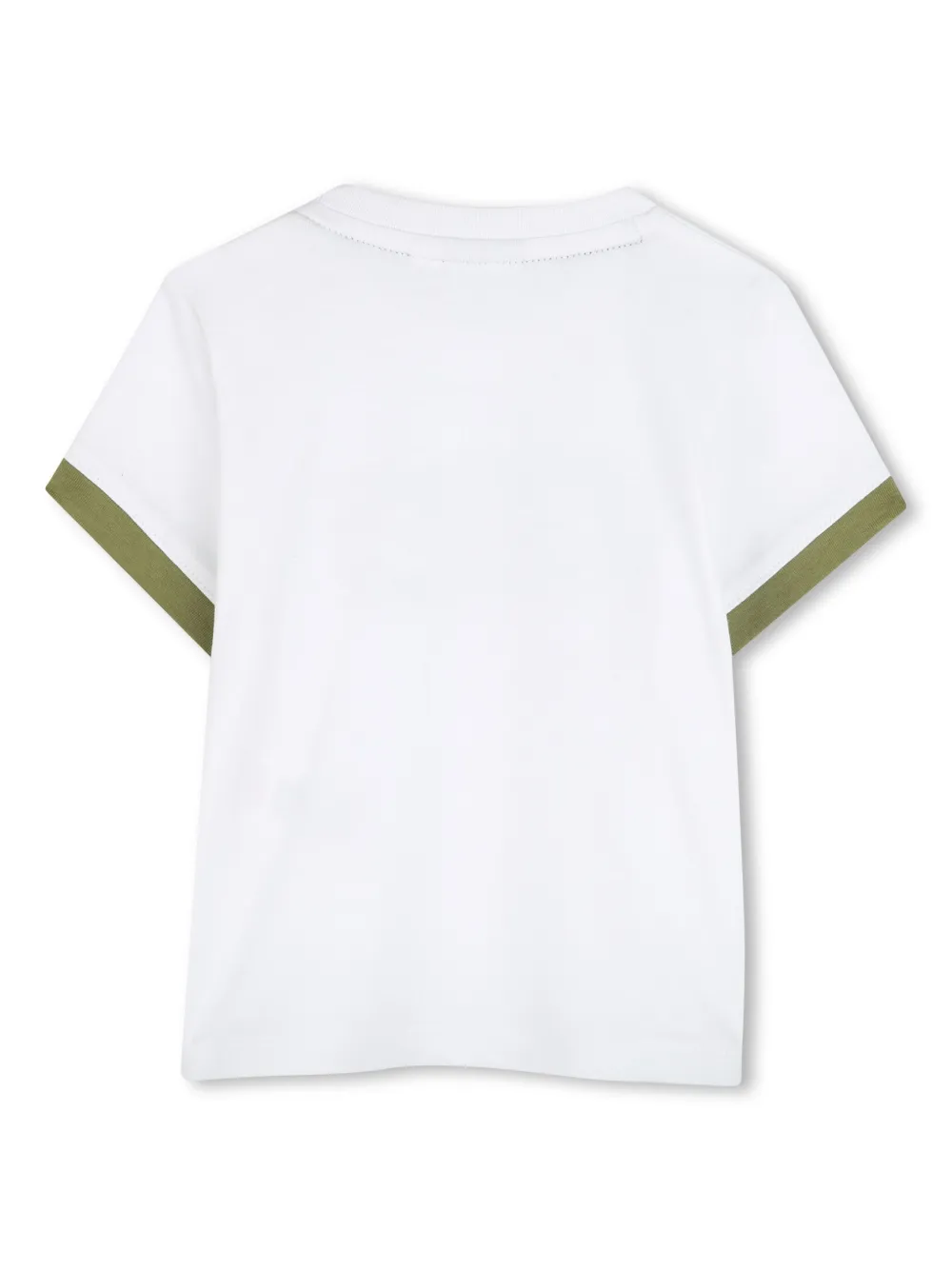 BOSS Kidswear T-shirt met logoprint - Wit