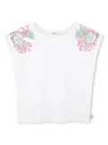Billieblush sequin-embellished T-shirt - White