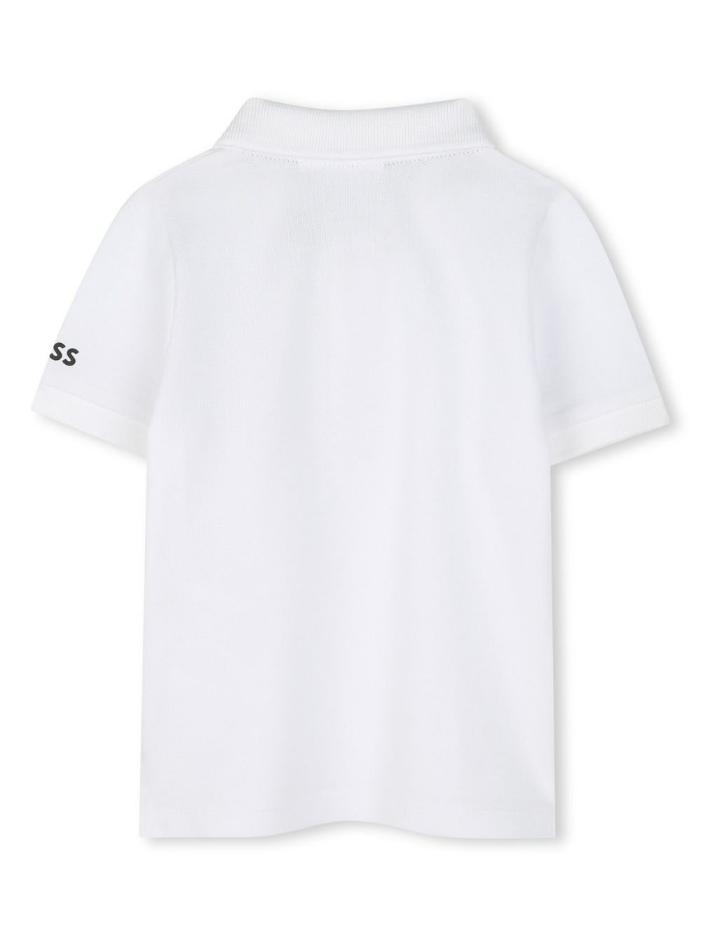 BOSSWEAR LOGO-PRINT POLO SHIRT