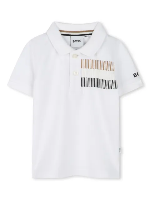 BOSS Kidswear logo-print polo shirt