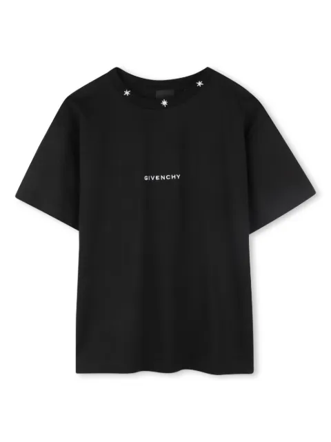 Givenchy Kids logo-embroidered T-shirt