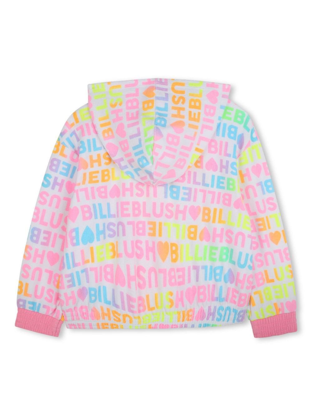 Billieblush Hoodie met logoprint - Wit