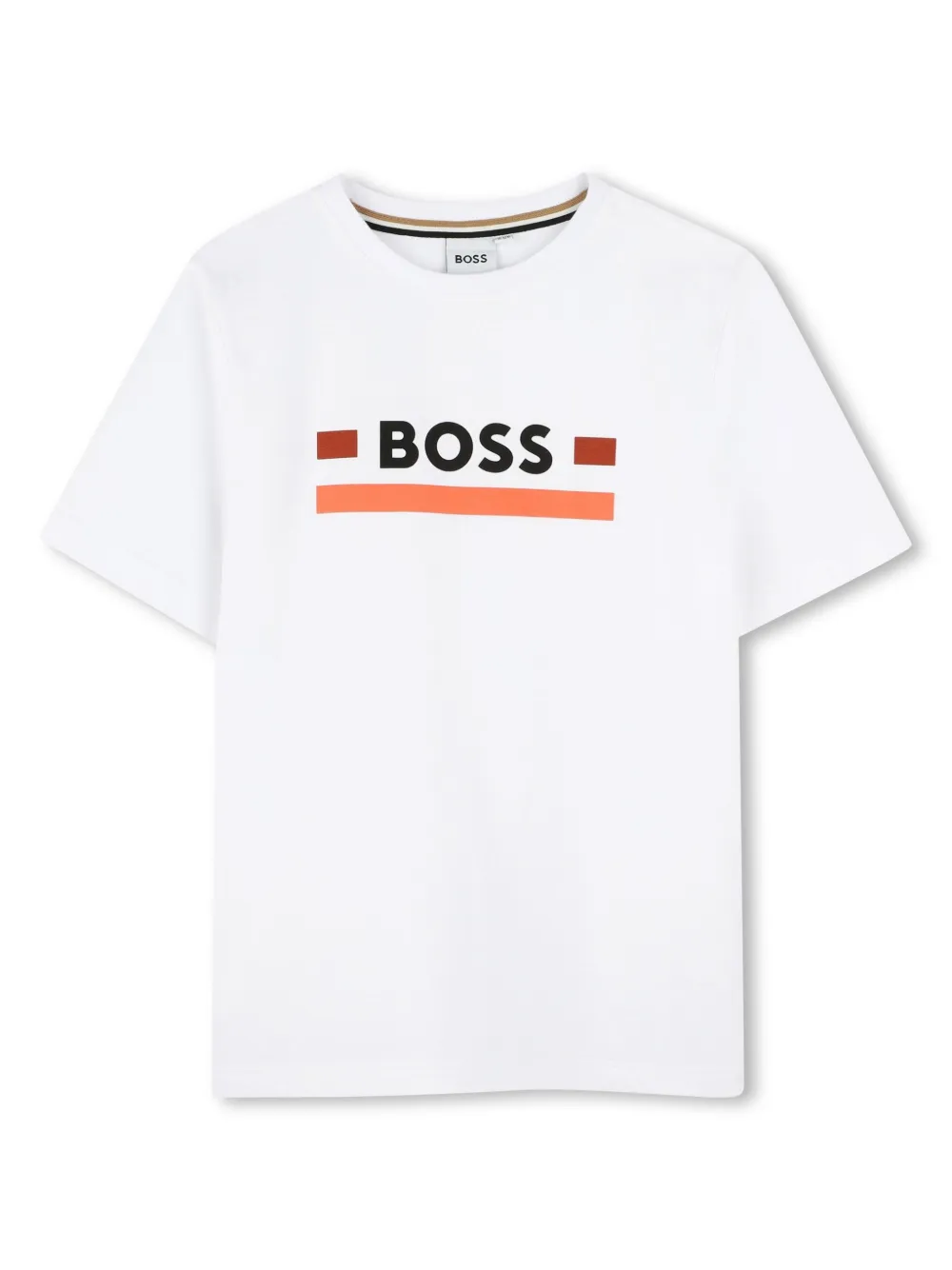BOSS Kidswear T-shirt set met logoprint Wit