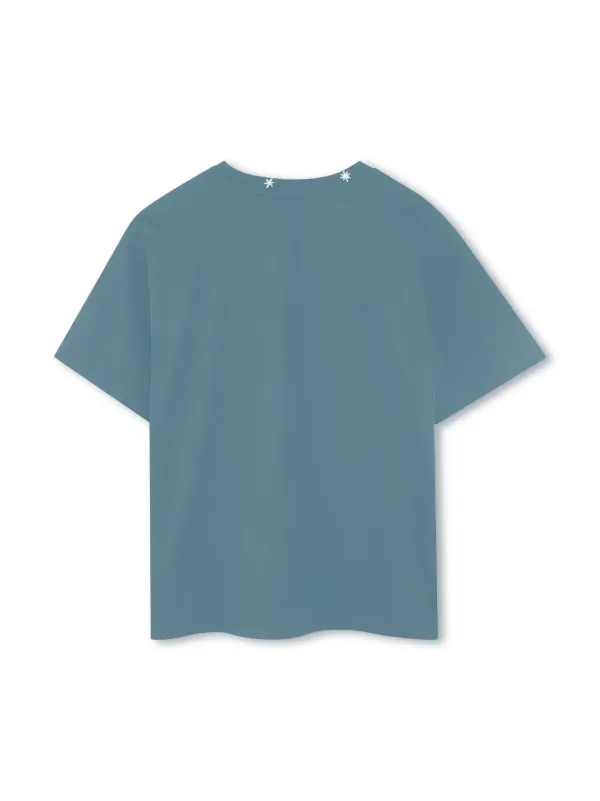 Givenchy Kids Organic Cotton t-shirt Blue FARFETCH IN