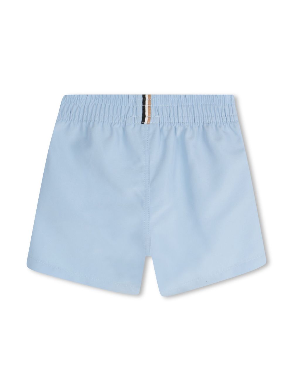 BOSS Kidswear logo-print swim shorts - Blue