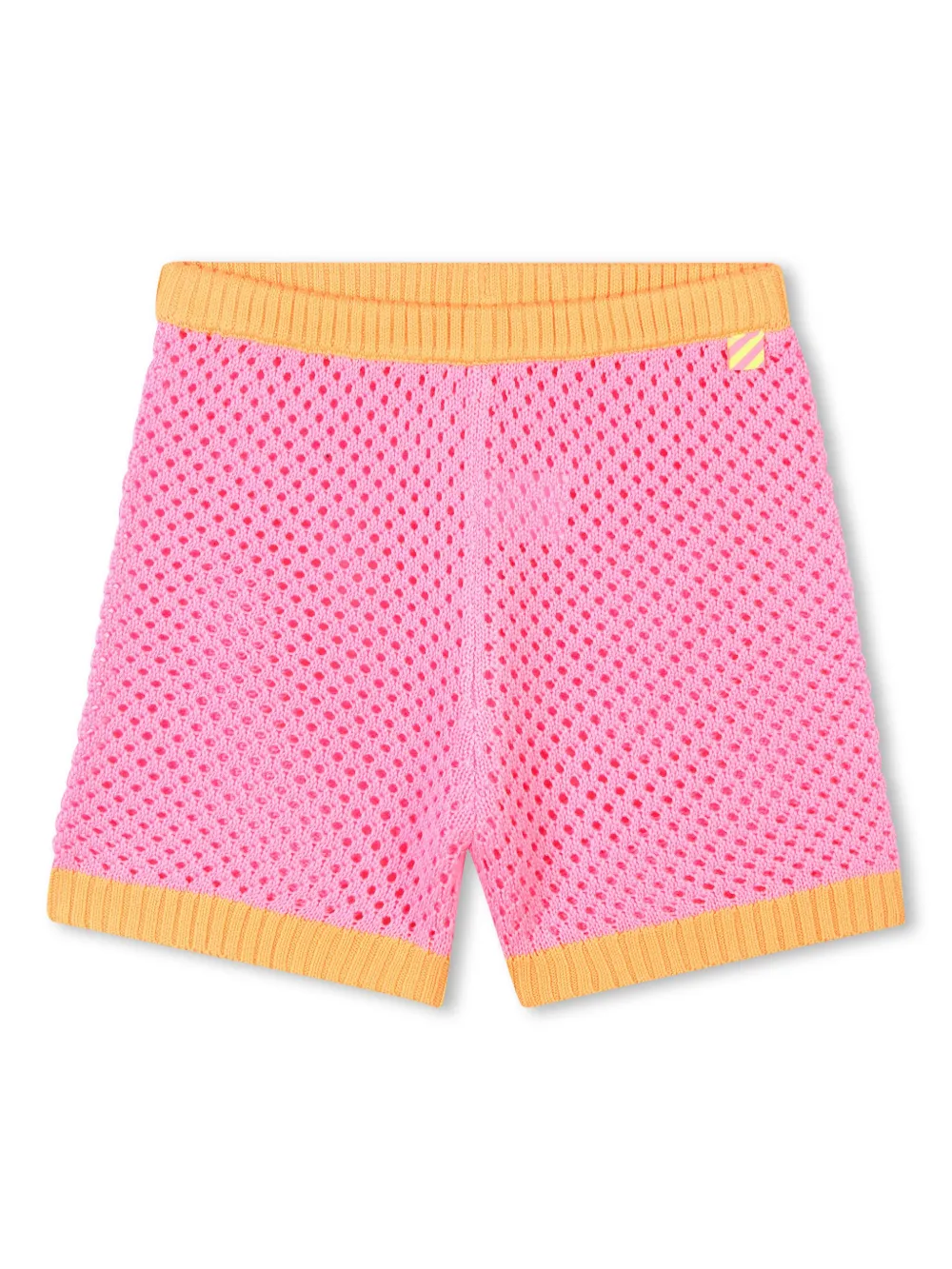 Billieblush open-knit shorts | Pink | Image 1