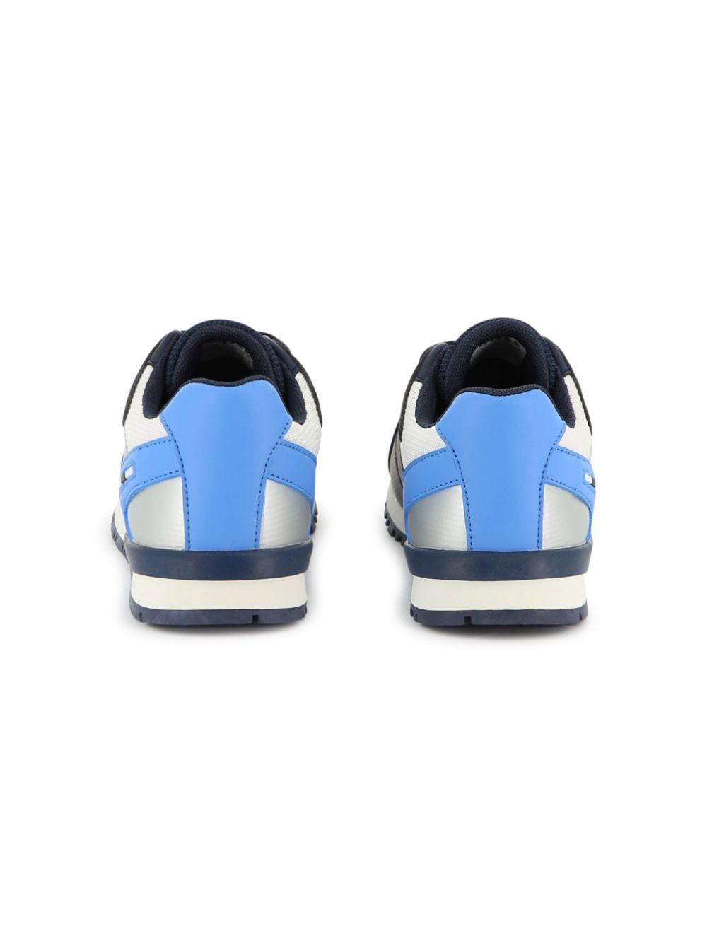 BOSS Kidswear colourblock sneakers Blue