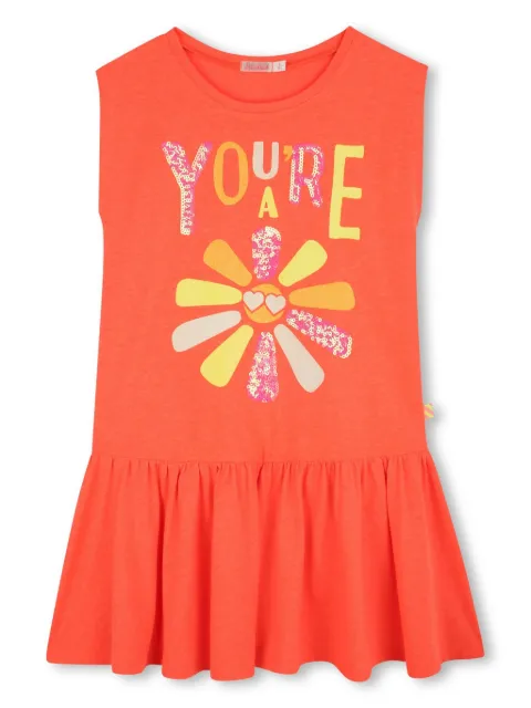 Billieblush glitter print dress