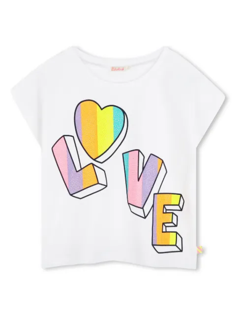 Billieblush slogan-print T-shirt