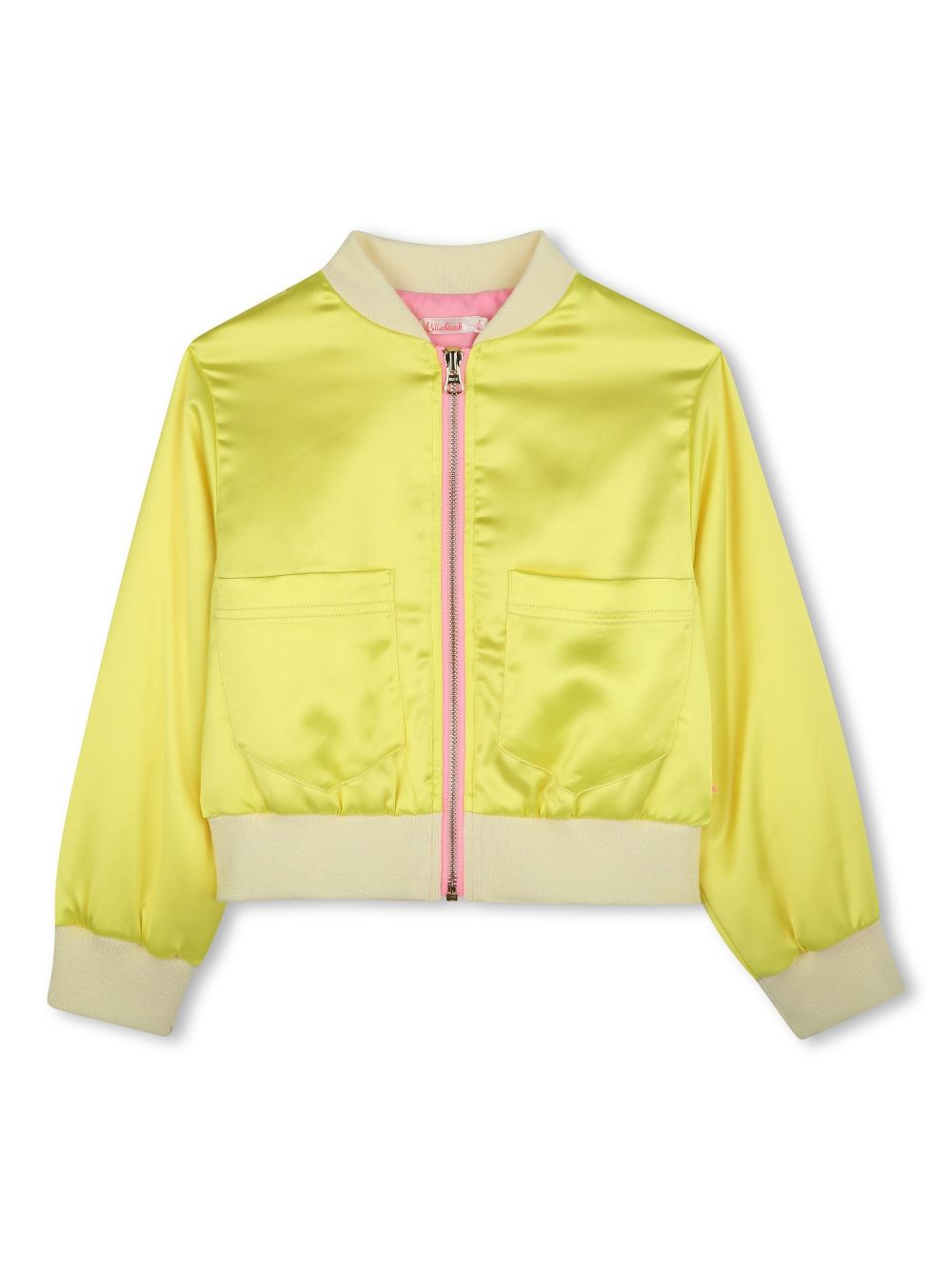 Billieblush embroidered-logo jacket - Yellow