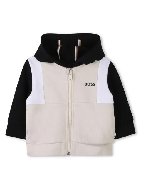 BOSS Kidswear logo-print tracksuit set