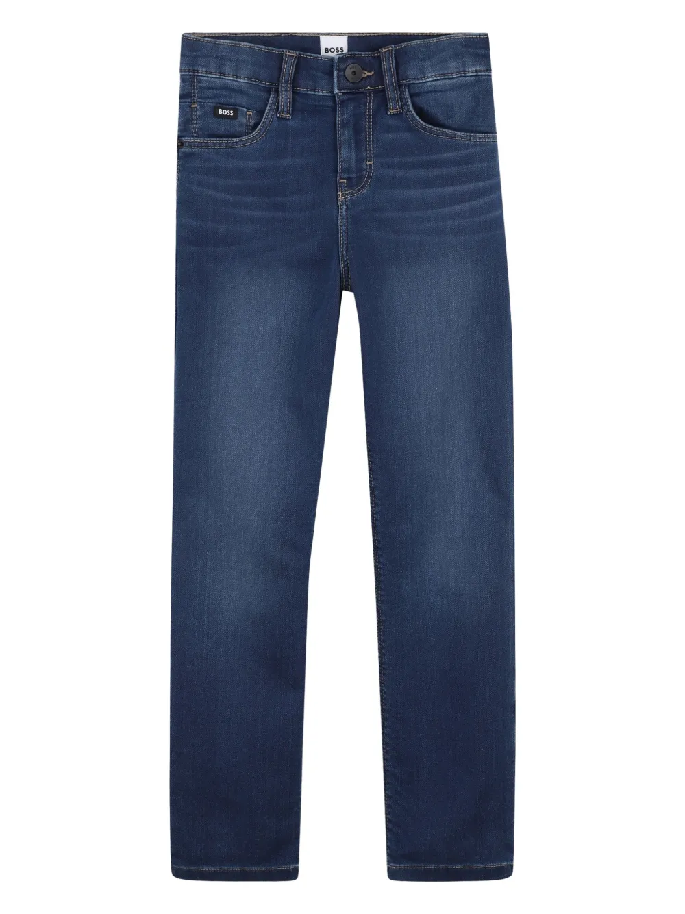 BOSS Kidswear Straight jeans Blauw