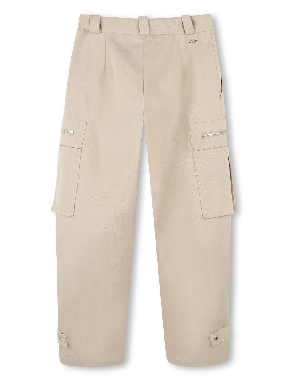 Chloé Kids cargo trousers - Neutrals