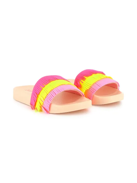 Billieblush sandalias con flecos