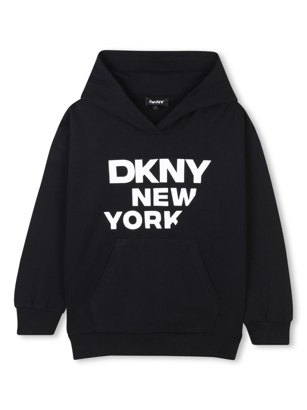 Dkny Kids logo-print hoodie - Black