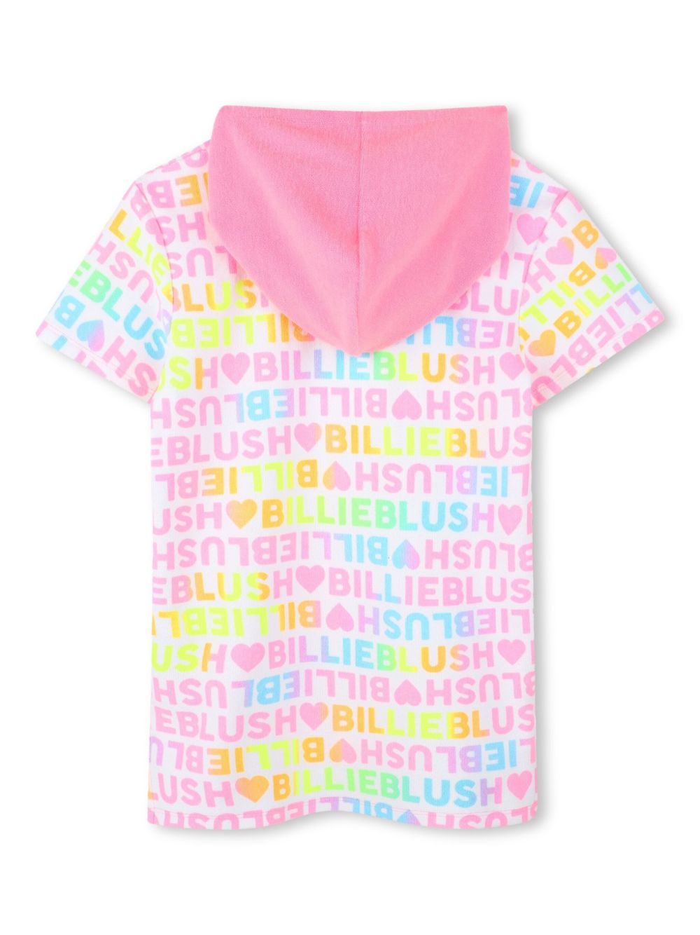 Billieblush Jurk met logoprint - Wit