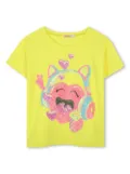 Billieblush sequin-embellished T-shirt - Yellow
