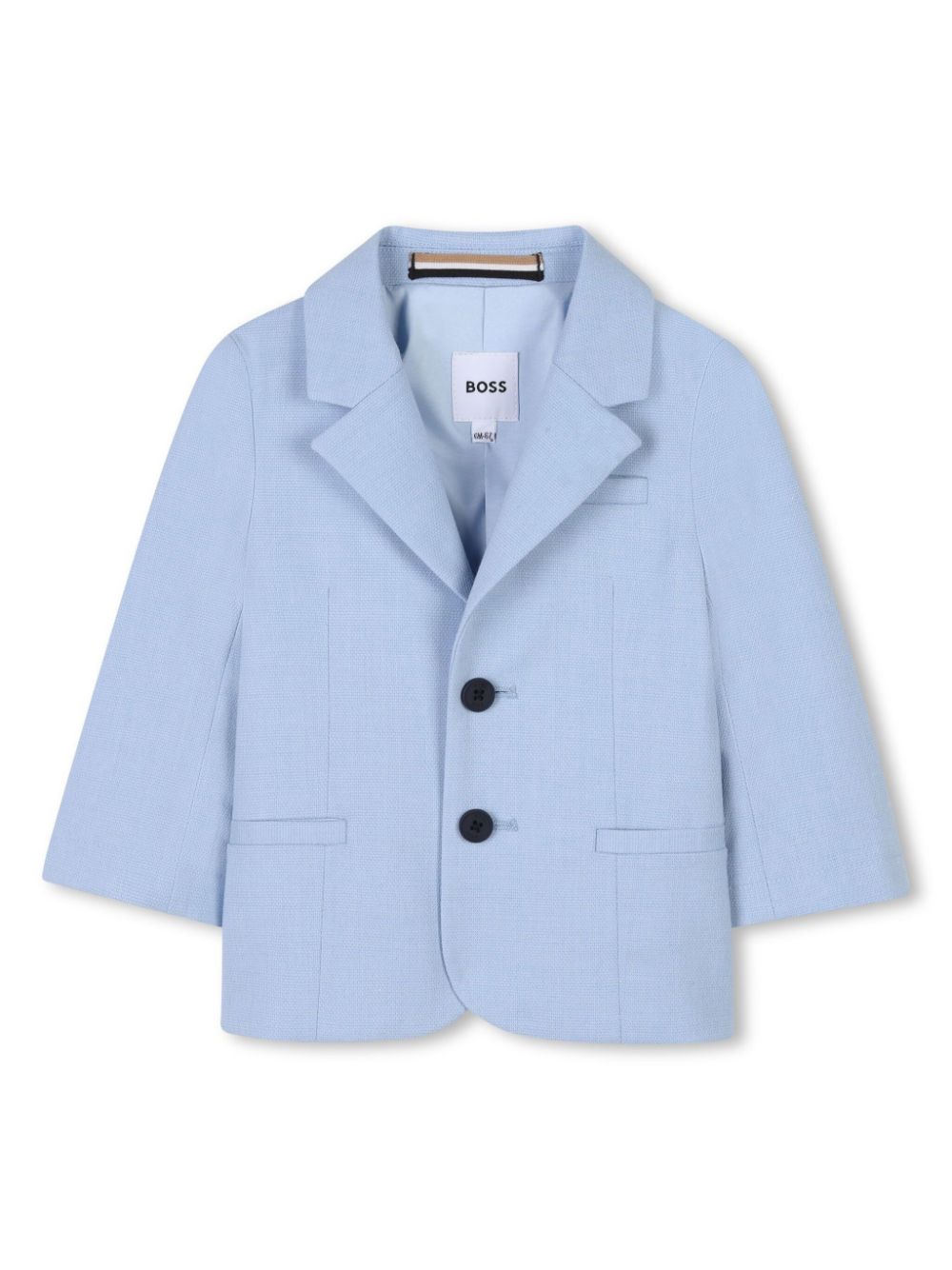 BOSS Kidswear single-breasted blazer - Blue