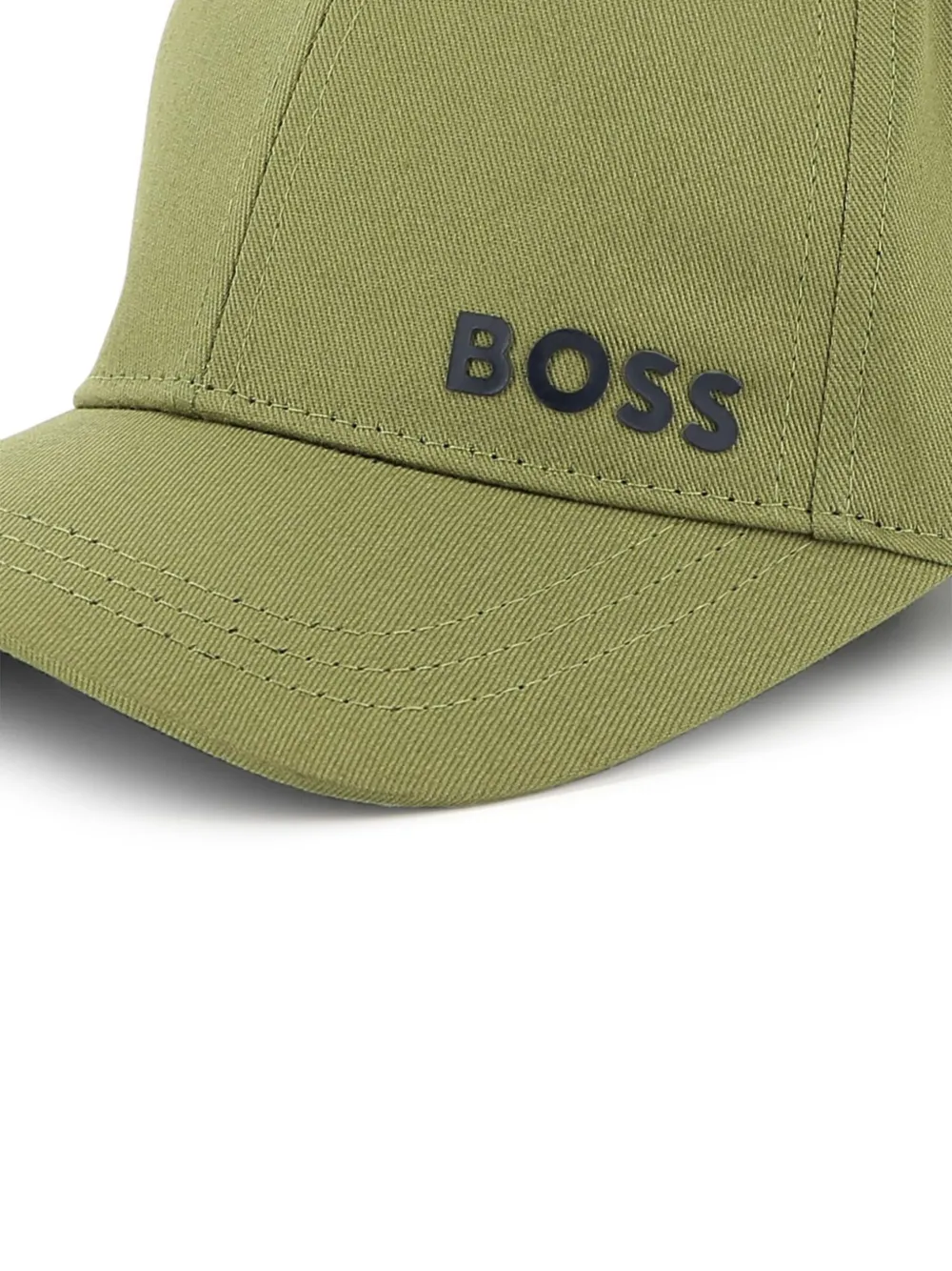 BOSS Kidswear Pet met logo Groen