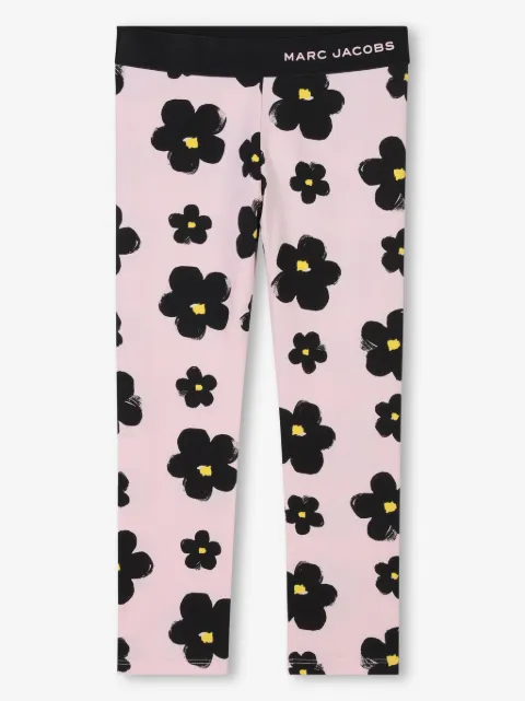 Marc Jacobs Kids floral-print leggings