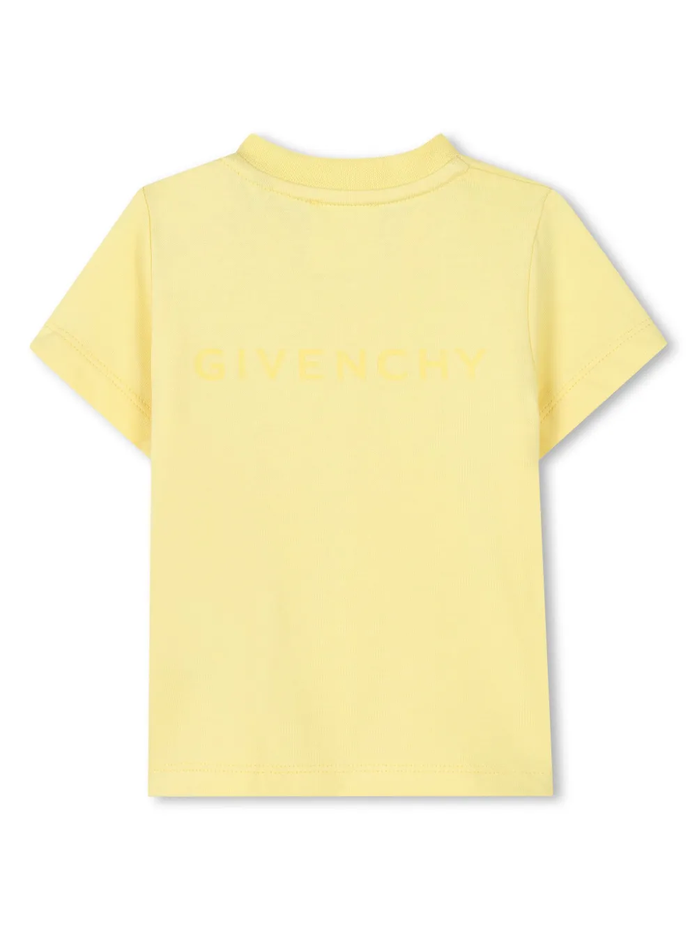 Givenchy Kids T-shirt met logoprint - Geel