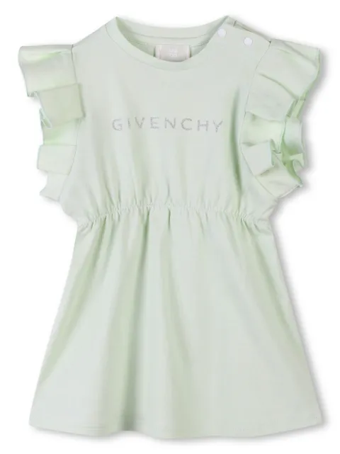 Givenchy Kids glittered-logo dress